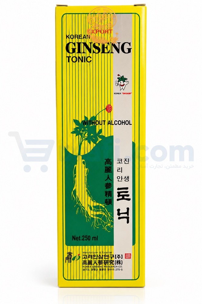 تونیک خوراکی جینسینگ قرمز Korean Ginseng Tonic بدون الکل